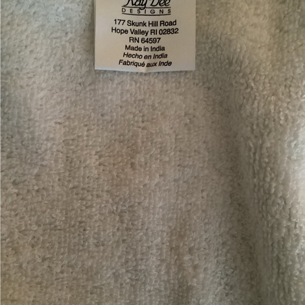PRETTY SEAHORSE TEA TOWEL - Green and White - Picture 12 of 12